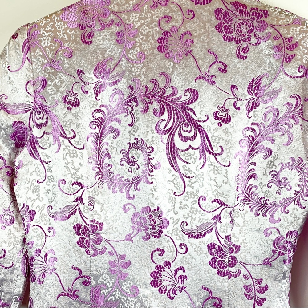Custom Made Lavender Qipao - Picture 7 of 8